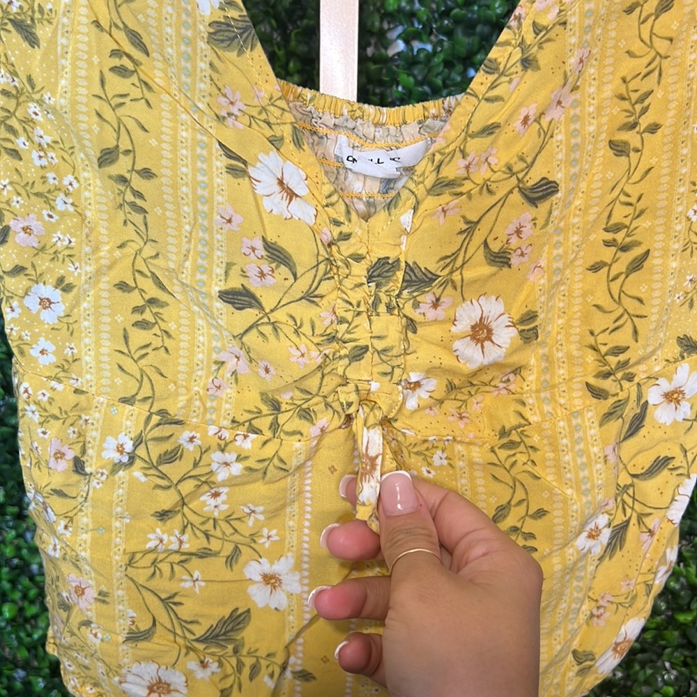 O’Neil Karly Printed Drawstring Top size small - Picture 7 of 9